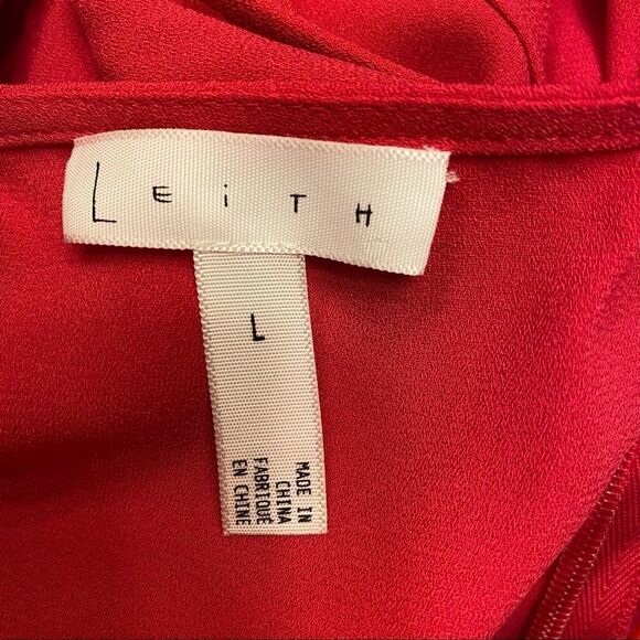 NWT LEITH Pink Bright mini dress Large - Picture 11 of 12